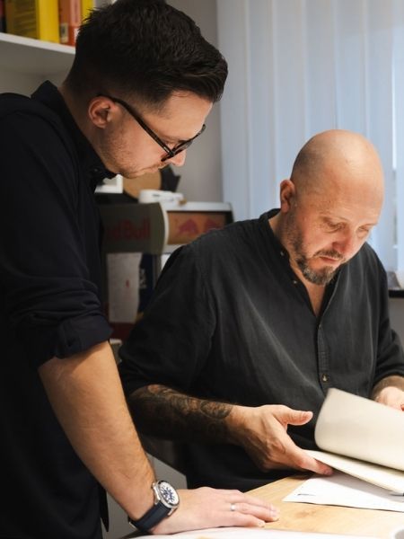 Modern commercial building in operational construction, realized by BM Romar