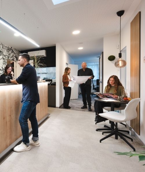 bm romar projektsteuerung empfang